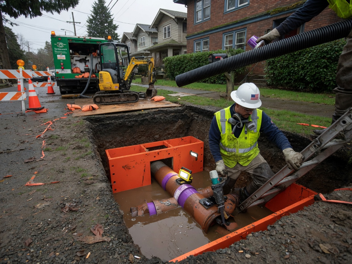 Emergency Sewer Line Repair in Seattle 98115, WA
