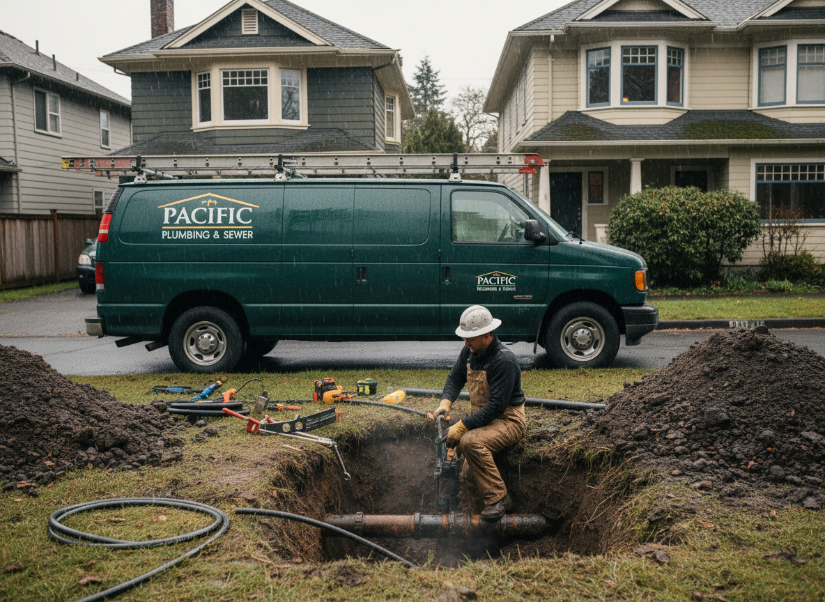 Sewer Line Repair for Rental Properties in Seattle 98115, WA